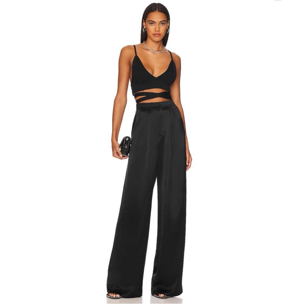 NONchalant Black Wide-Leg Pant